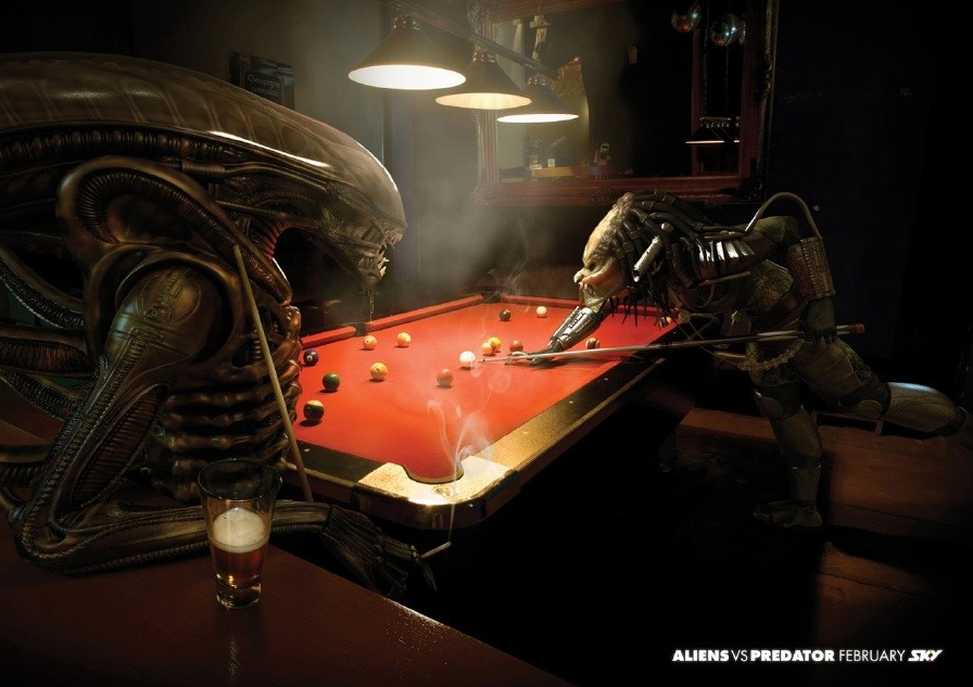 WTF? Funny Alien vs Predator TV Ads?