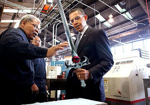 Dean Tripp Captures Barack Obama Looking At Awesome Things